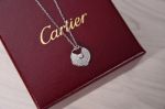 Perfect Replica Amultte De Cartier 925 Silver Diamond Necklace